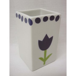 VASO BAÑO MING TULIPAN AZUL...