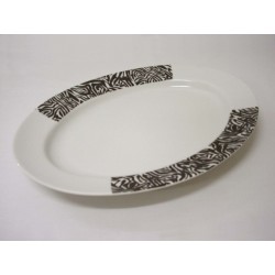 FUENTE OVALADA GRANDE CEBRA...