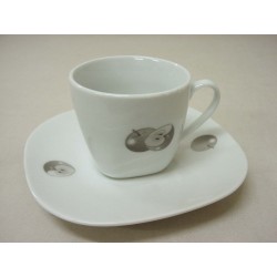 TAZA Y PLATO CAFE 100ML...