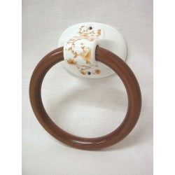 TOALLERO ARO PEQUEÑO MARRON...