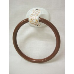 TOALLERO ARO GRANDE MARRON...