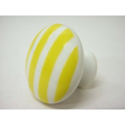 POMO PORCELANA GRANDE RAYAS...