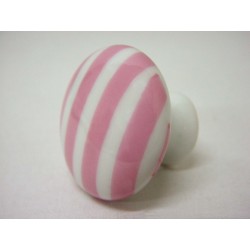 POMO PORCELANA GRANDE RAYAS...