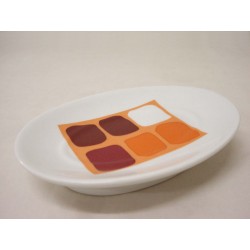 JABONERA OVALADA CUADROS...