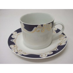 TAZA Y PLATO TE 300ML GRECA...