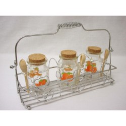 SOPORTE CROMADO 3 BOTES...