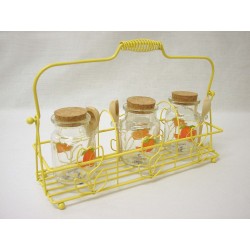 SOPORTE AMARILLO 3 BOTES...