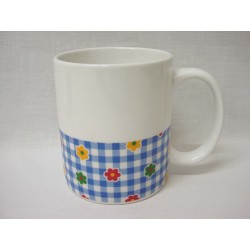 TAZA MUG RECTA 340ML FLOR...