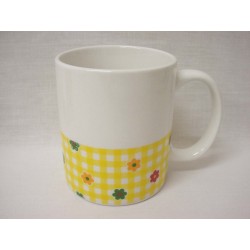 TAZA MUG RECTA 340ML FLOR...