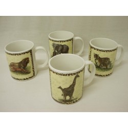 TAZA MUG RECTA 340ML ANIMAL...
