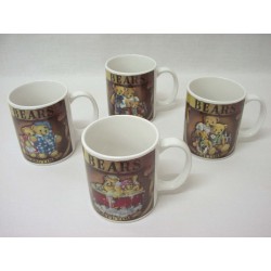 TAZA MUG RECTA 340ML OSITOS...