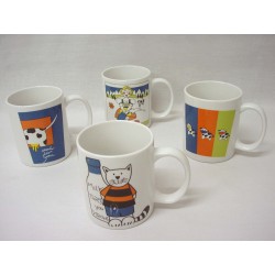 TAZA MUG RECTA 340ML VACA...