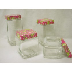 JUEGO 4 BOTES CUADRADO...