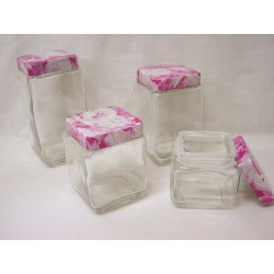 JUEGO 4 BOTES CUADRADO...