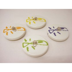 TAPON PORCELANA SIMBOLO PEZ...