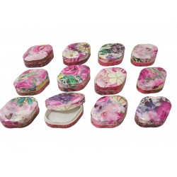 CAJA PEQUEÑA OVALADA SEDA...