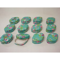 CAJA PEQUEÑA OVALADA SEDA...