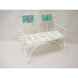 SILLA DOBLE MIMBRE BLANCO...