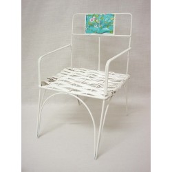 SILLA SIMPLE MIMBRE BLANCO...