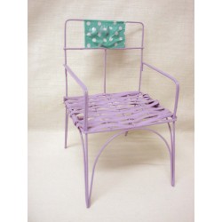 SILLA SIMPLE MIMBRE LILA...