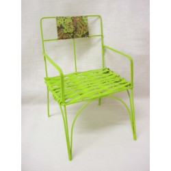 SILLA SIMPLE MIMBRE VERDE...