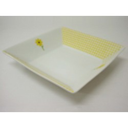 PLATO HONDO CUADR VICHY...