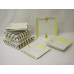 VAJILLA 18 PIEZAS VICHY...