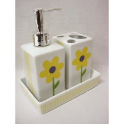 JUEGO BAÑO 3 CEPILLOS VICHY...