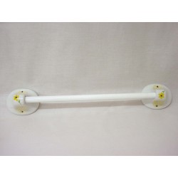 TOALLERO BARRA BLANCO VICHY...