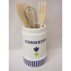 CUBERTERO CUBIERTOS RAYAS...