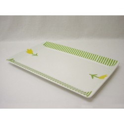 BANDEJA RECTANGULAR RAYAS...