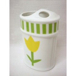 VASO CEPILLOS BAÑO RAYAS...