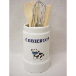 CUBERTERO CON CUBIERTOS VACA