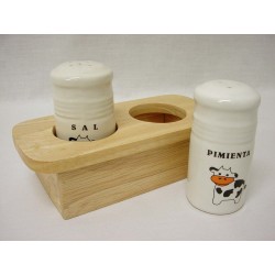 JUEGO SAL Y PIMIENTA MADERA...