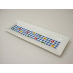 BANDEJA BAÑO ALARGADA FLOR...