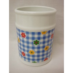 VASO BAÑO BORDE FLOR VICHY...