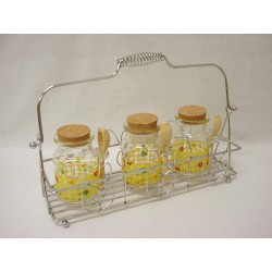 SOPORTE CROMADO 3 BOTES...