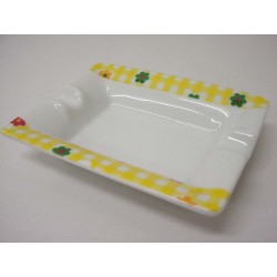 CENICERO PEQUEÑO FLOR VICHY...