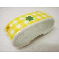 SERVILLETERO OVALADO FLOR...