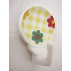 PERCHA COLGADOR FLOR VICHY...