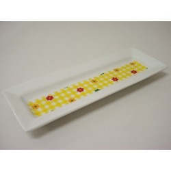 BANDEJA BAÑO ALARGADA FLOR...