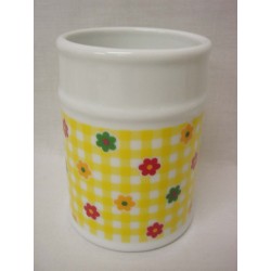 VASO BAÑO BORDE FLOR VICHY...