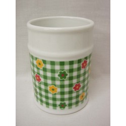VASO BAÑO BORDE FLOR VICHY...