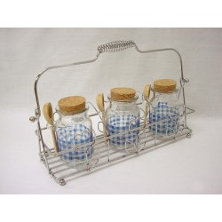 SOPORTE CROMADO 3 BOTES...