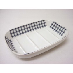 JABONERA OVALADA VICHY AZUL