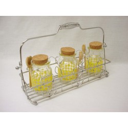 SOPORTE CROMADO 3 BOTES...