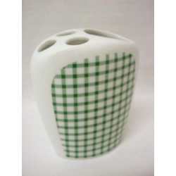 VASO CEPILLOS PLANO VICHY...