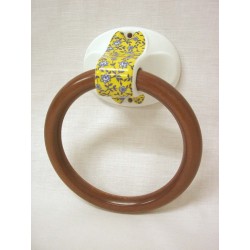 TOALLERO ARO PEQUEÑO MARRON...