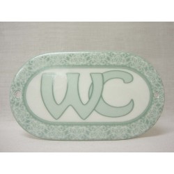 PLACA OVALADA BAÑO TOALLA...
