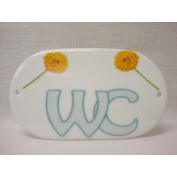 PLACA OVALADA BAÑO DALIA...